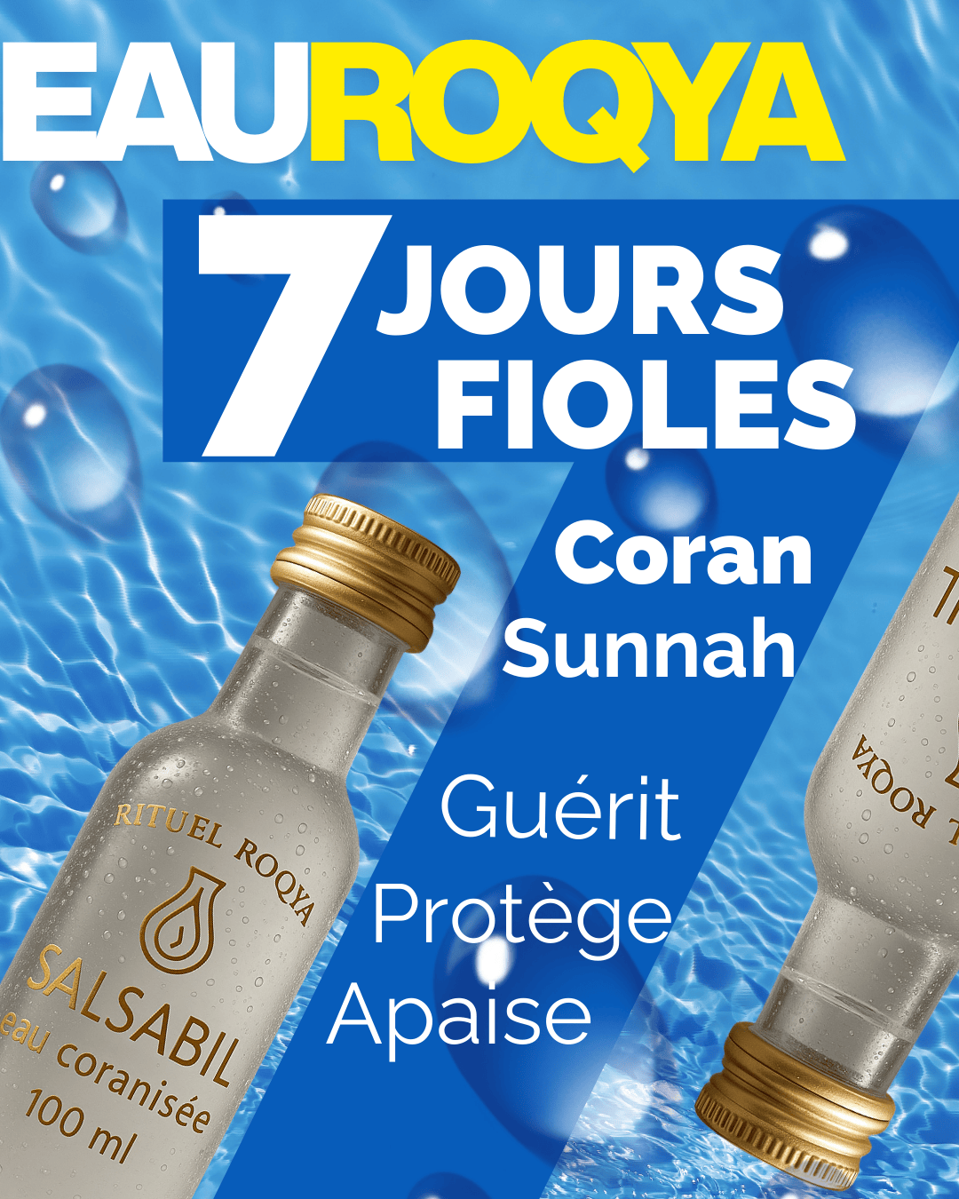ROQYA SALSABIL EAU CORANISÉE À BOIRE