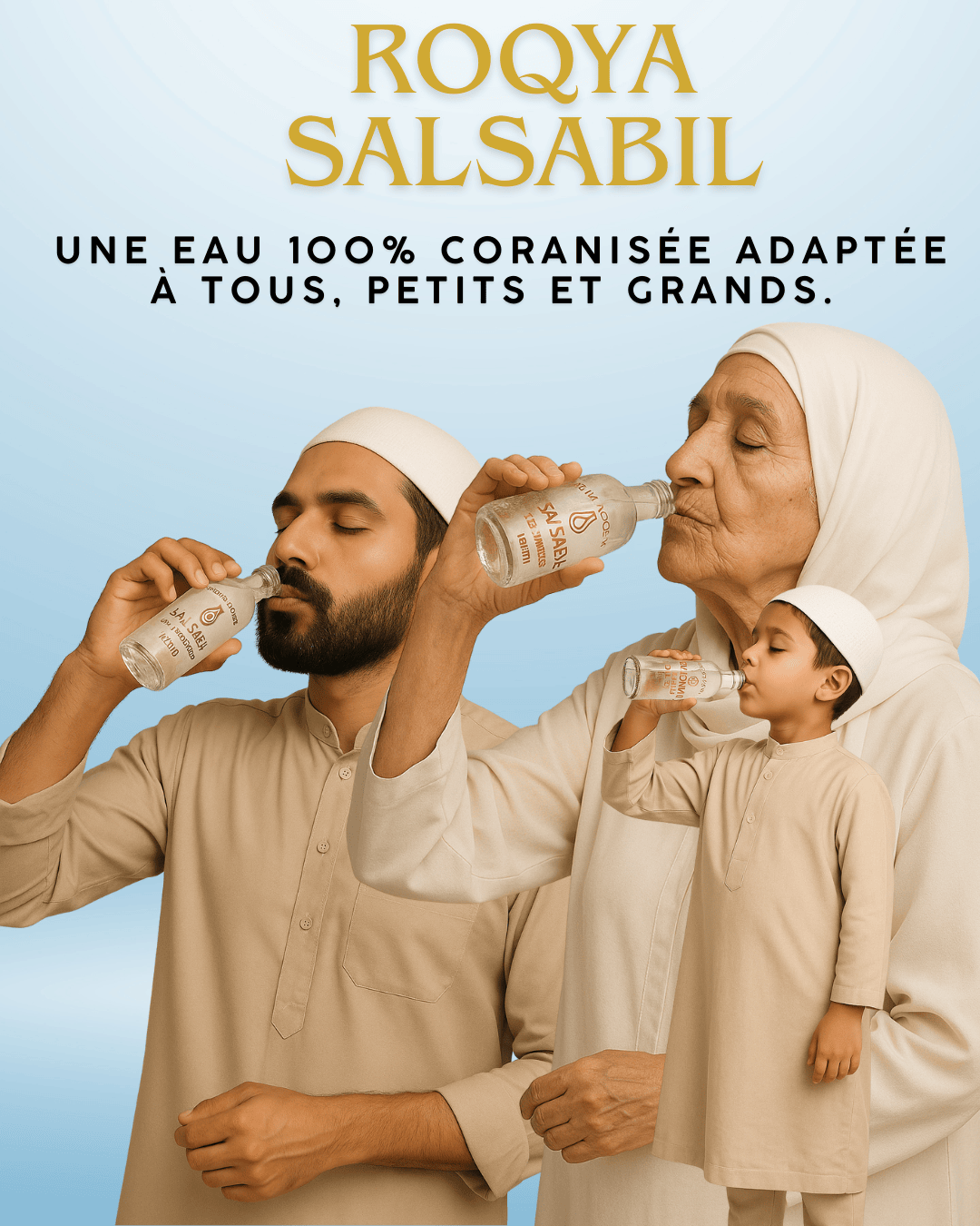 ROQYA SALSABIL EAU CORANISÉE À BOIRE
