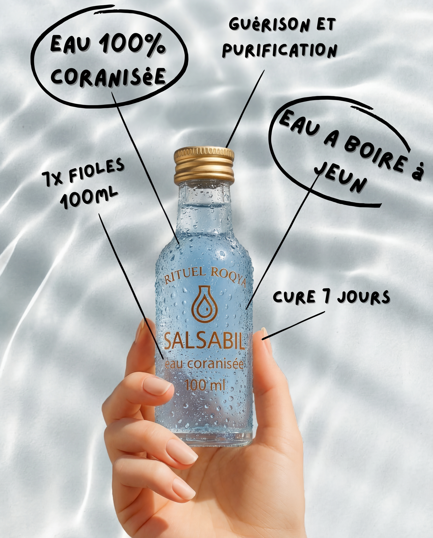 ROQYA SALSABIL EAU CORANISÉE À BOIRE