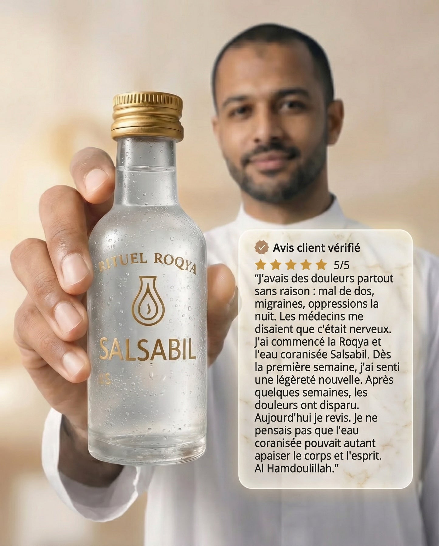 ROQYA SALSABIL EAU CORANISÉE À BOIRE