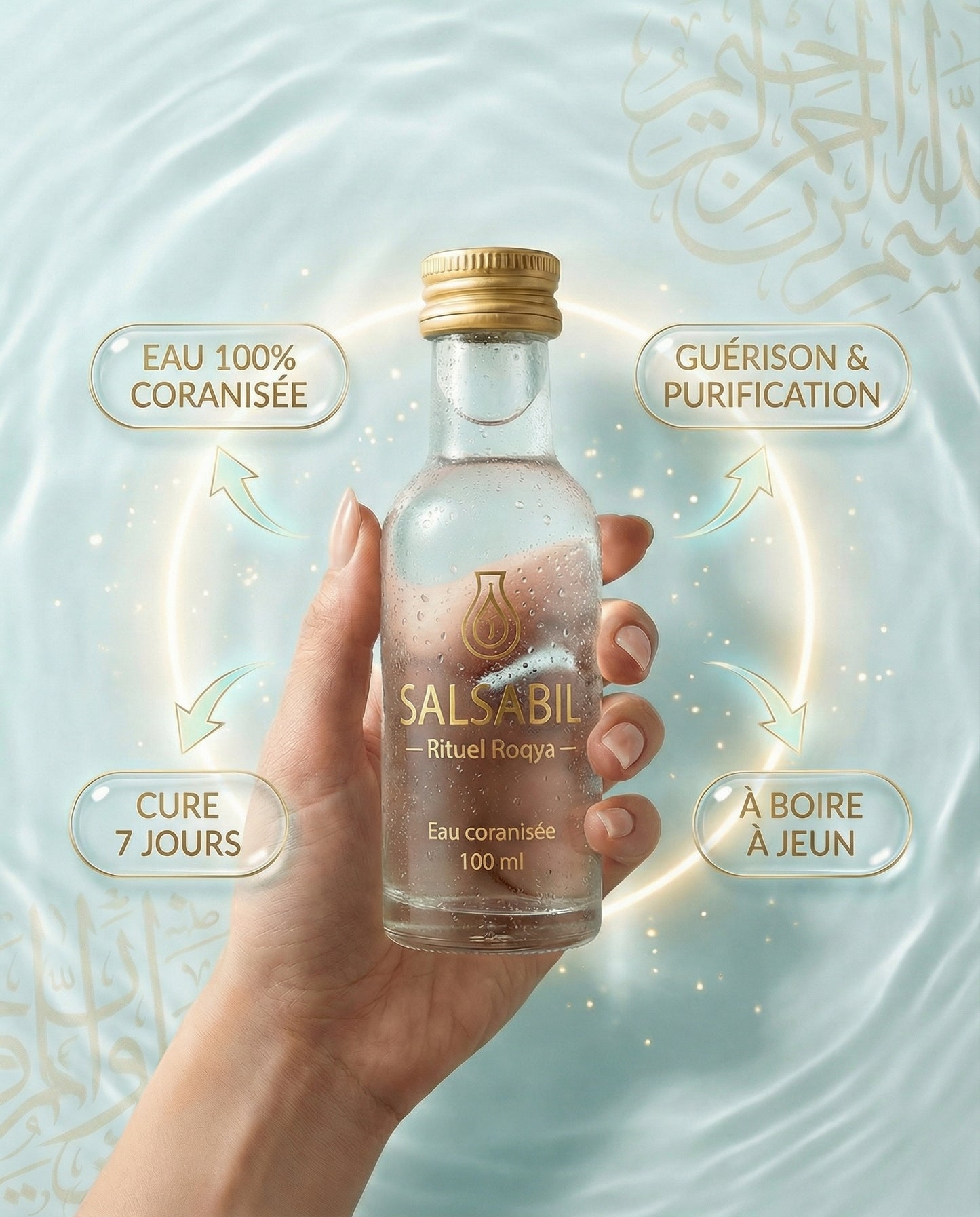 ROQYA SALSABIL EAU CORANISÉE À BOIRE