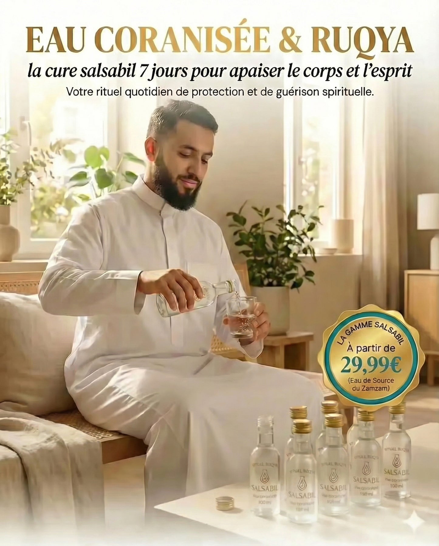 ROQYA SALSABIL EAU CORANISÉE À BOIRE